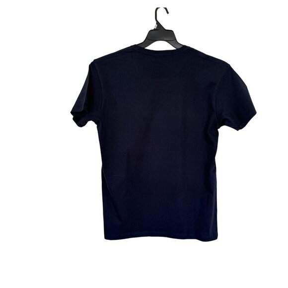 GL Italia Pompei Italy Souvenir 100% Cotton Short Sleeve T Shirt in Deep Navy - Picture 4 of 8